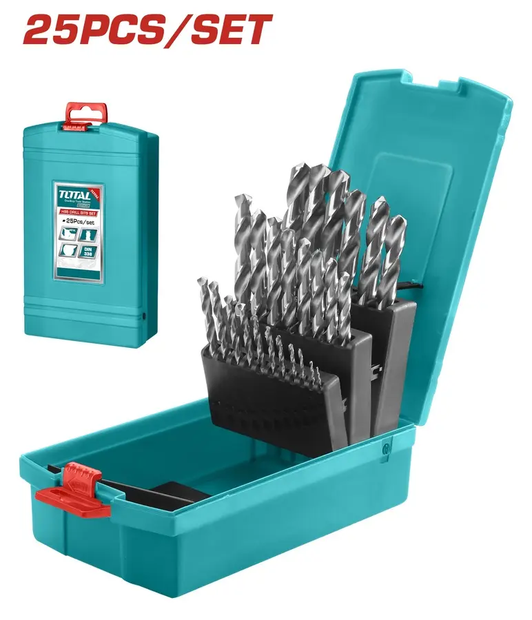 مجموعة مثاقيب توتال 25 قطعة