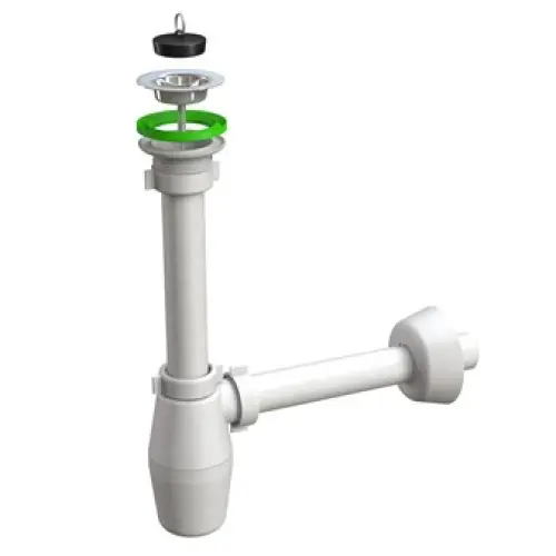 صفاية تصريف حوض بونوميني موديل تيديسكوا فوهة تركيب ستانليس ستيل 1.1/4 إنش×ø32 ملم