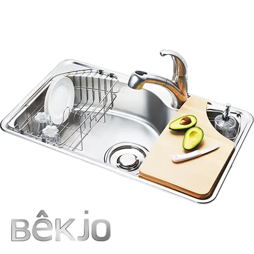 حوض مطبخ بيكجو ويف - مقاس 86×51.5 سم