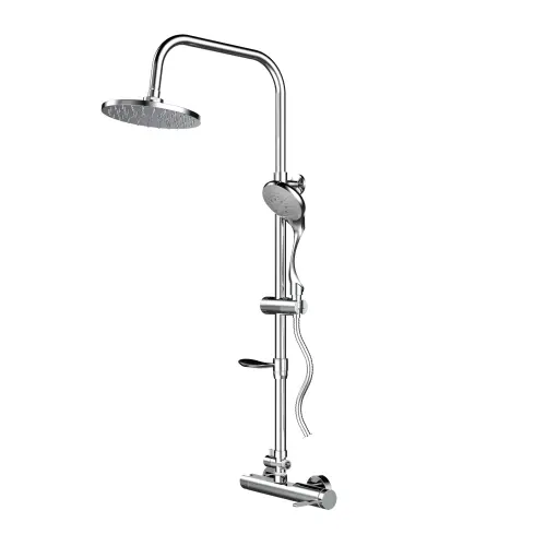 طقم شاور 3 في 1جي بي دي فضي لامع