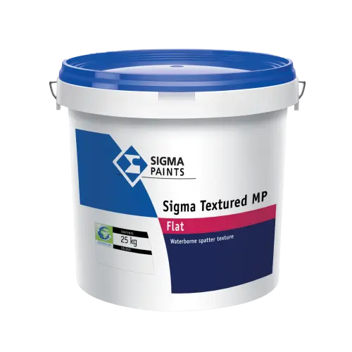 طلاء مائي متوسط الملمس سيجما  18 لتر