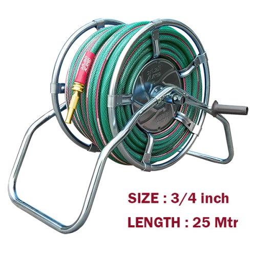 بكرة العايد مع لي قطر 3/4 انش طول 25 متر