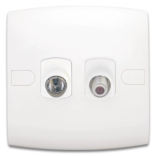 فيشة تليفيزيون+ دش ألف الفنار أبيض