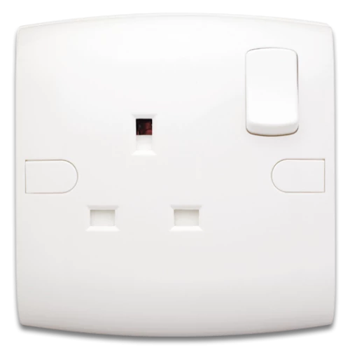 مفتاح ألف 10 أمبير الفنار مزدوج متوسط أبيض