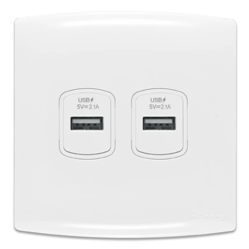 فيشة يو اس بي ثنائي ألف الجديد الفنار أبيض