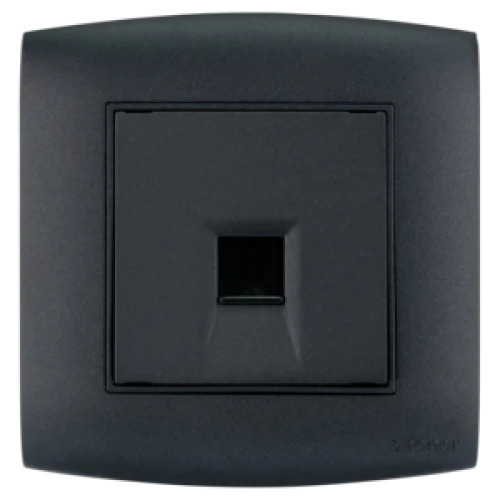 مخرج داتا أمنية كات 6 مفرد الفنار أسود مع اطار أسود