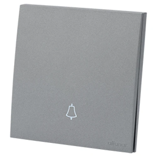 مفتاح جرس مفرد حبة كاملة ماسه الفنار 16 أمبير رمادي