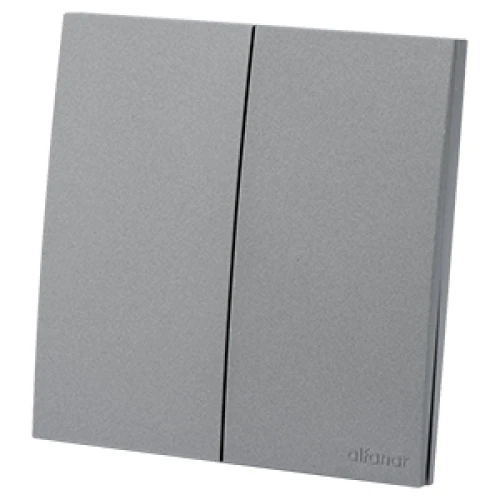 مفتاح ثنائي حبة كاملة  ماسه الفنار 16 أمبير رمادي