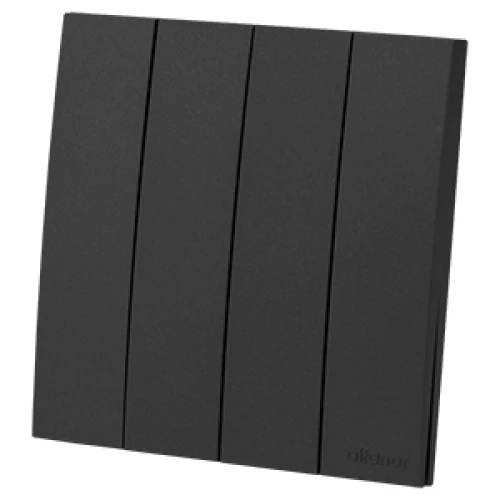 مفتاح رباعي حبة كاملة  ماسه الفنار 16 أمبير أسود