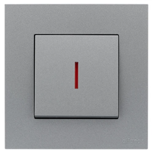 مفتاح مكيف حبة عريضة  ماسه الفنار 45 أمبير رمادي