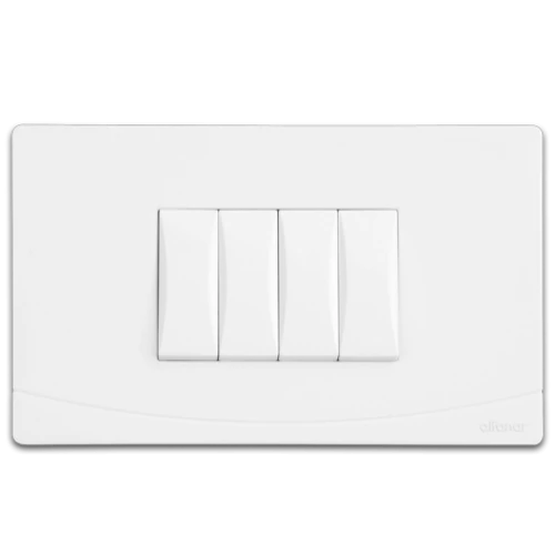 مفتاح سيدرا 10 أمبير الفنار رباعي أبيض