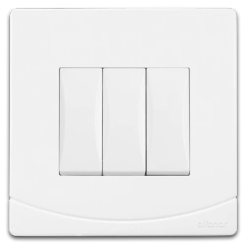 مفتاح سيدرا 10 أمبير الفنار ثلاثي أبيض دريكسيون