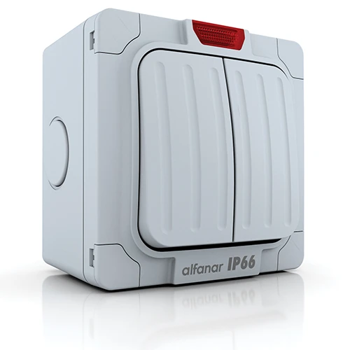 مفتاح الفنار المطري ثنائي IP66