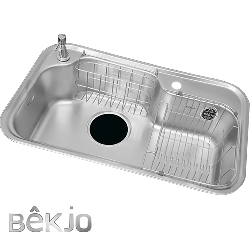 حوض مطبخ بيكجو دريم - مقاس 80×48 مع كامل الاكسسوارات