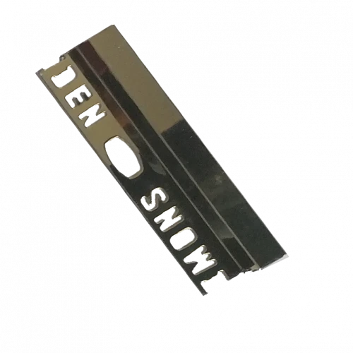 كورنر بيت 10 ملم ذهبي  ستانلس ستيل مربع الشكل