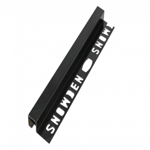 كورنر بيت 12 ملم اسود ستانلس ستيل مربع الشكل