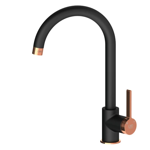 خلاط حوض جي بي دي جيلدو اسود ذهبي