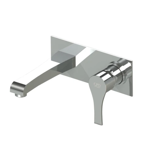 خلاط مغسلة ( بدأ التشغيل علي البارد) جي بي دي أتروس فضي لامع