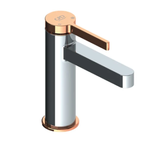 خلاط حوض جي بي دي جيلدو فضي مع ذهبي