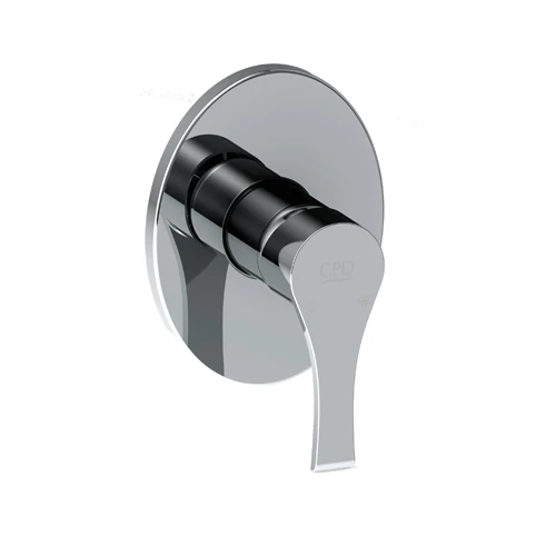 مقبض شاور أتروس مخفي جي بي دي فضي لامع