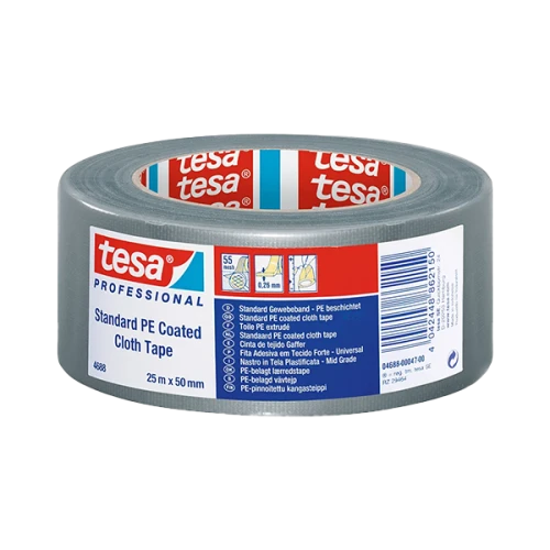 شريط لاصق  قماشي تيسا أبيض  25 متر ×50ملم