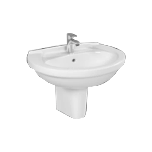 مغسلة نور الخزف السعودي ابيض