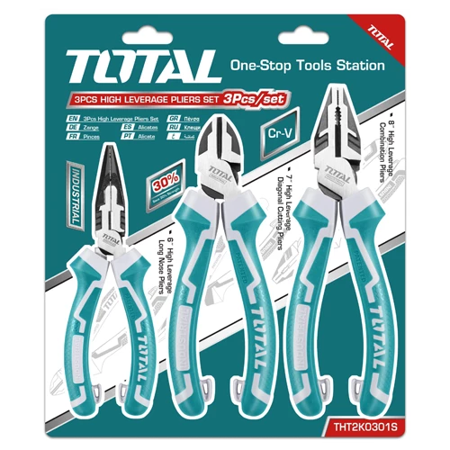 مجموعة كماشات يدوية توتال مقاسات واحجام مختلفة