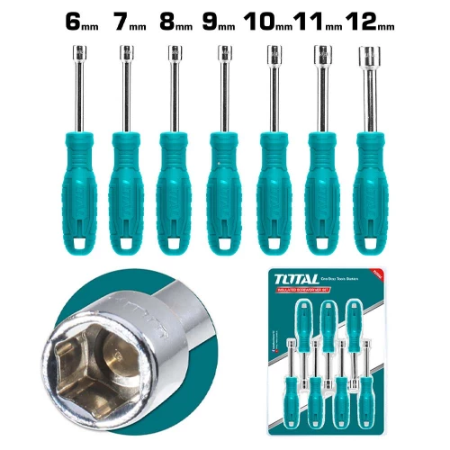 طقم مفكات طبة مفتاح 7 قطع