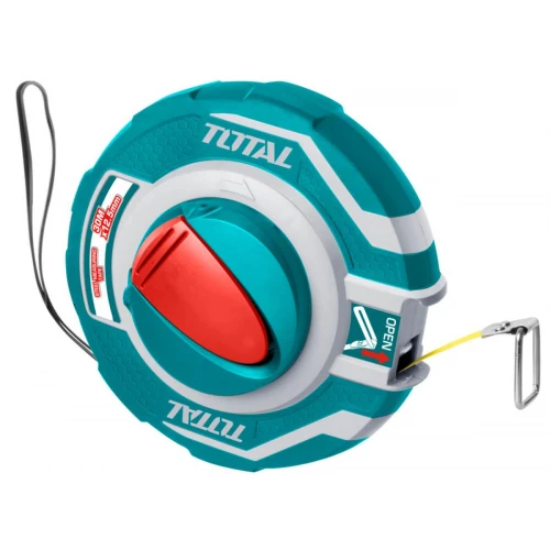 شريط قياس معدن توتال 30 متر مع قفل