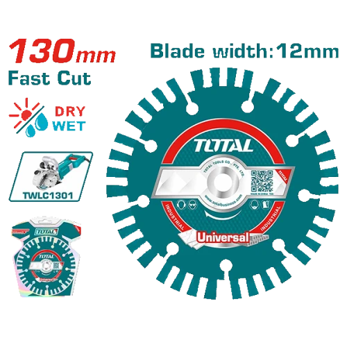 اسطوانة تقطيع وتجليخ توتال معدن 130مم × 20 مم
