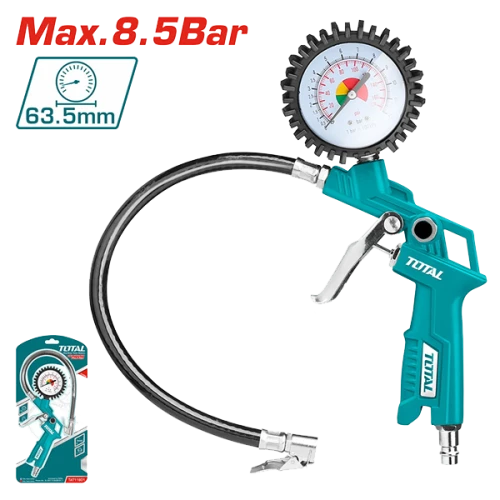 مسدس نفخ اطارات بالعداد توتال 8.5 بار