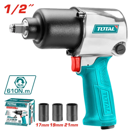 دريل ضغط يعمل بالهواء توتال ½ انش 610 نيوتن