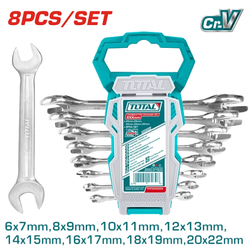 طقم مفتاح بلدي مع حامل بلاستيك توتال 22-6 ملم