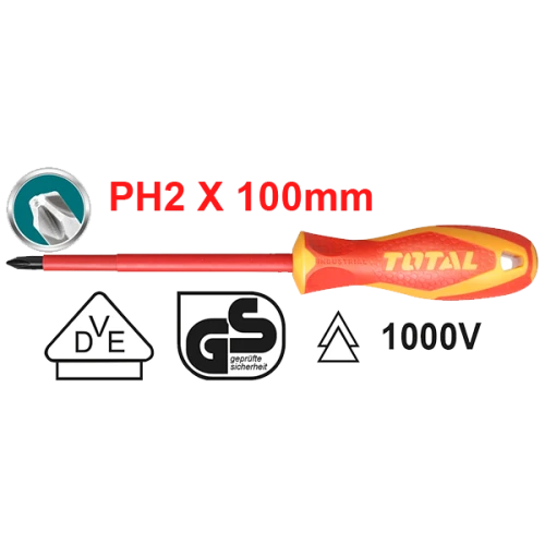 مفك صليبة معزول سوبر توتال