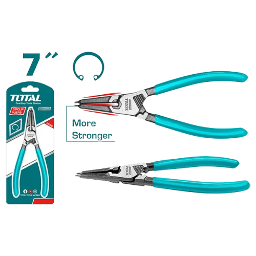 كماشة تيل برأس مستقيمة للحلقات الداخلية سوبر توتال 180ملم