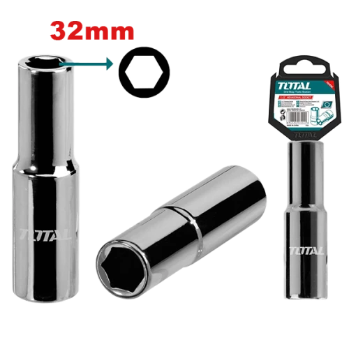 لقمة طويلة توتال 1/2 انش 32 ملم