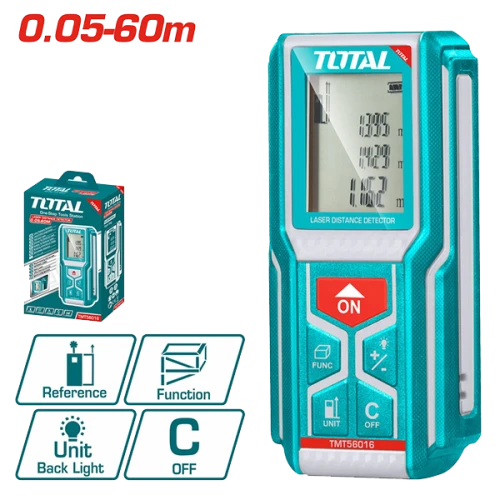 جهاز قياس المسافات باليزر توتال مقاس 60 ملم