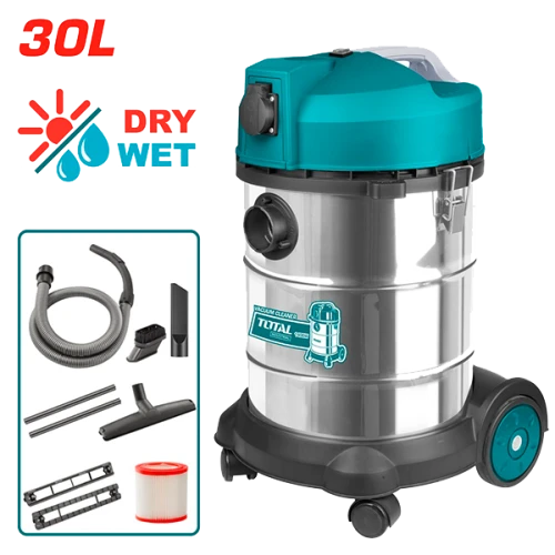 مكنسة كهربائية توتال 30 لتر 1400 وات