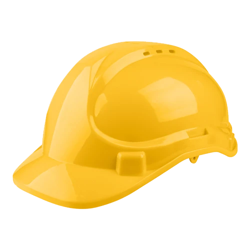 خوذة سلامة توتال كاملة صفراء