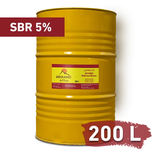 القار المطاطي ويكانو أس بي أر نسبة 5 في المائة 200 لتر