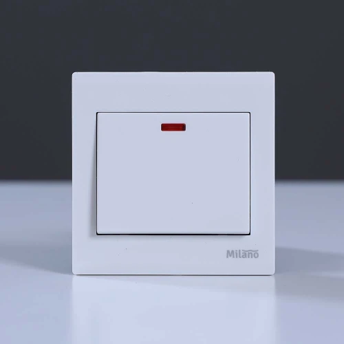Milano 45A DP Switch WH - TYPE