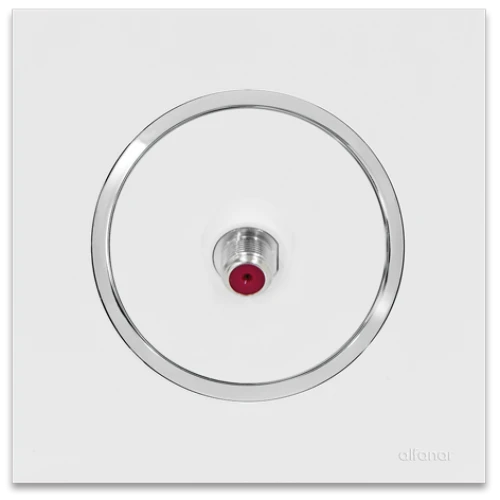 فيشة دش غرناطة الفنار فردي أبيض