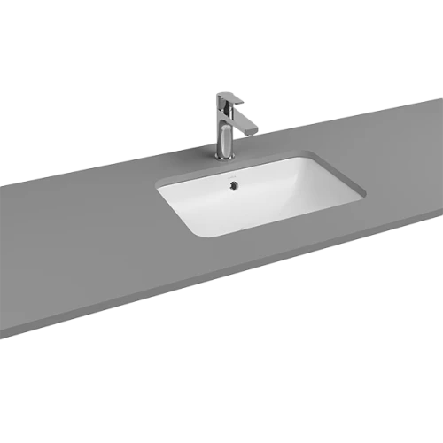 حوض حمام مستطيل سفلي سولازيوني ايسفيا أبيض 50×34 سم