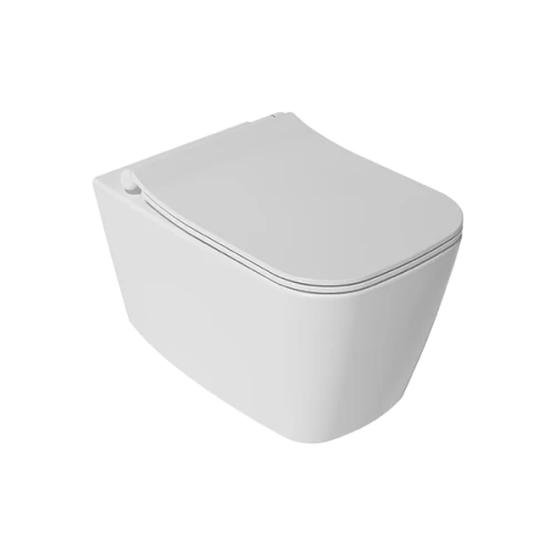 كرسي دورة مياه معلق (بدون غطاء) فيا إيسفيا أبيض