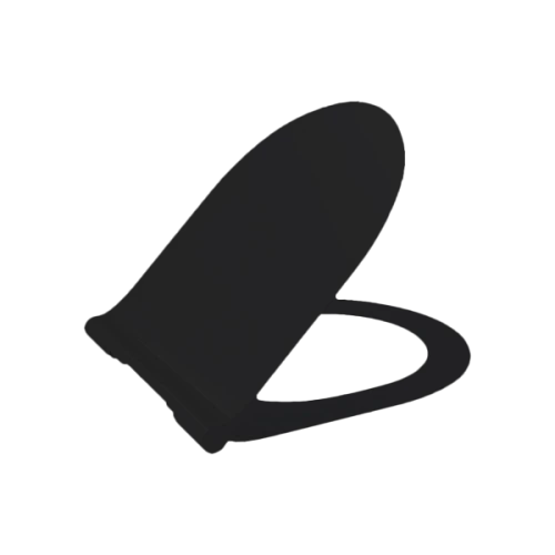 غطاء كرسي انفينيتي دورة مياه إيسفيا أسود