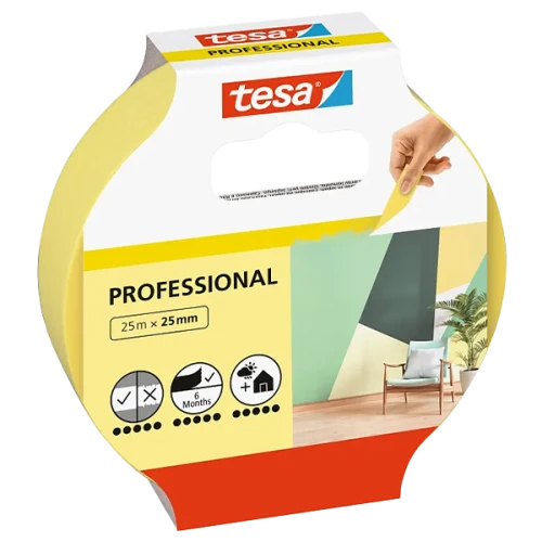 شريط لاصق دهان تيسا 25 متر × 25 ملم